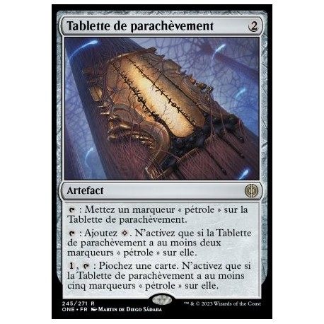 (FOIL) Artefact - Tablette de parachèvement (R) [ONE]
