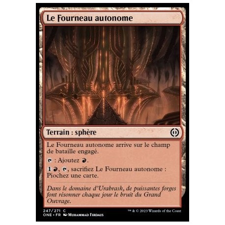 (FOIL) Terrain - Le fourneau autonome (C) [ONE]