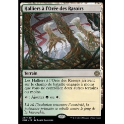 (FOIL) Terrain - Halliers à l'Orée des Rasoirs (V1) (R) [ONE]