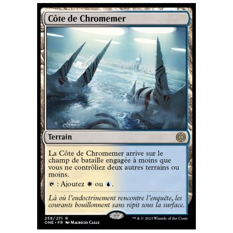 (FOIL) Terrain - Côte de Chromemer (V1) (R) [ONE]