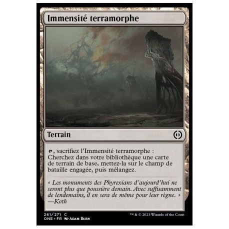 (FOIL) Terrain - Immensité terramorphe (C) [ONE]