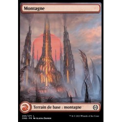 (FOIL) Terrain - Montagne (L) [ONE]