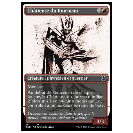 (FOIL) Rouge - Châtieuse du fourneau (V2) (U) [ONE]