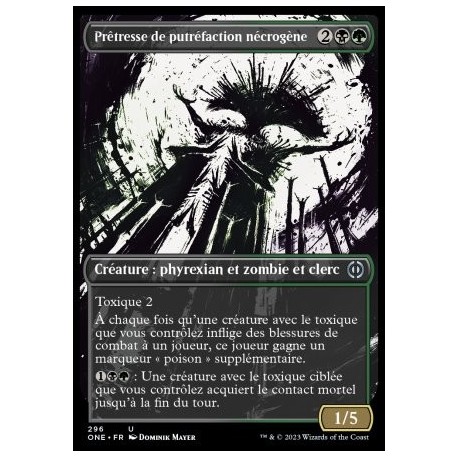 (FOIL) Multicolore - Prètresse de putréfaction nécrogène (V2) (U) [ONE]