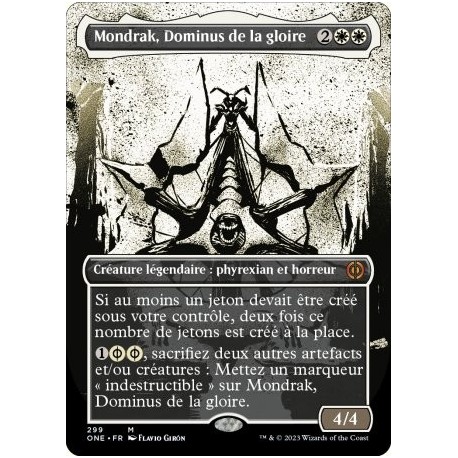 (FOIL) Blanche - Mondrak, Dominus de la gloire (V2) (M) [ONE]