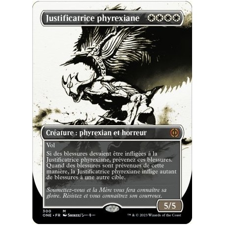 (FOIL) Blanche - Justificatrice phyrexiane (V2) (M) [ONE]