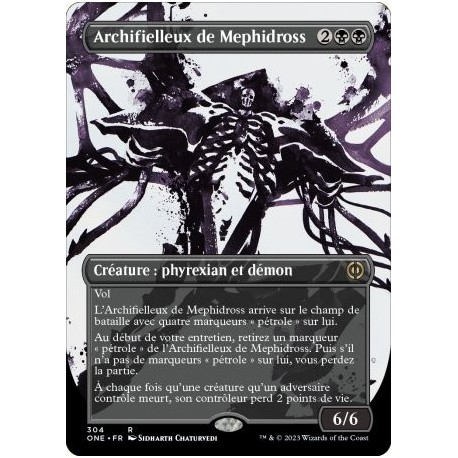 (FOIL) Noire - Archifielleux de Mephidross (V2) (R) [ONE]