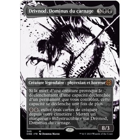 (FOIL) Noire - Drivnod, Dominus du carnage (V2) (M) [ONE]