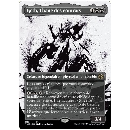 (FOIL) Noire - Geth, Thane des contrats (V2) (R) [ONE]
