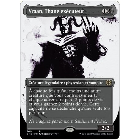 (FOIL) Noire - Vraan, Thane exécuteur (V2) (R) [ONE]