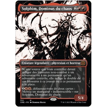 (FOIL) Rouge - Solphim, Dominus du chaos (V2) (M) [ONE]