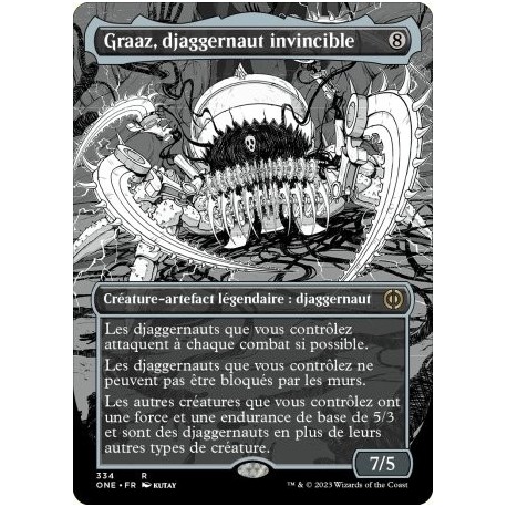(FOIL) Artefact - Graaz, djaggernaut invincible (V2) (R) [ONE]