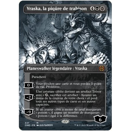 (FOIL) Noire - Vraska, la piqûre de trahison (V2) (M) [ONE]