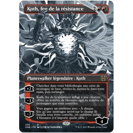 (FOIL) Rouge - Koth, feu de la résistance (V2) (R) [ONE]