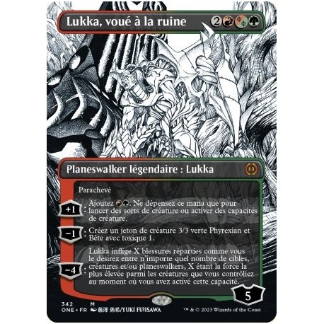 (FOIL) Multicolore - Lukka, voué à la ruine (V2) (M) [ONE]