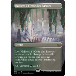 (FOIL) Terrain - Halliers à l'Orée des Rasoirs (V2) (R) [ONE]