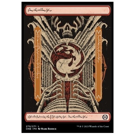 (FOIL) Terrain - Montagne (PHY) (L) [ONE]