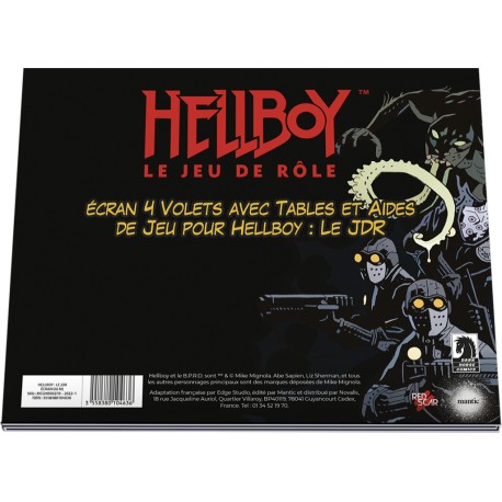 Ecran du maitre du jeu - Hellboy : Le Jeu de Rôle