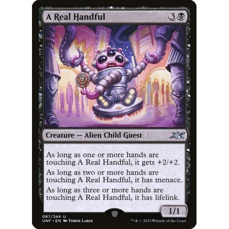 (Foil) Black - A Real Handful (U) [UNF]