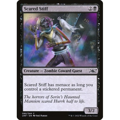 (Foil) Black - Scared Stiff (C) [UNF]