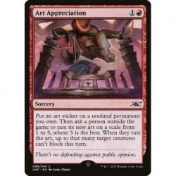 (Foil) Red - Art Appreciation (C) [UNF]