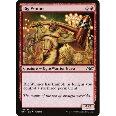 (Foil) Red - Big Winner (C) [UNF]