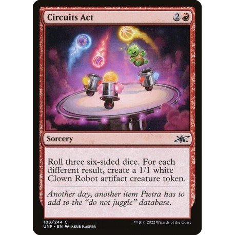 (Foil) Red - Circuits Act (C) [UNF]