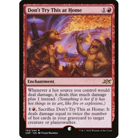 (Foil) Red - Don't Try This at Home (R) [UNF]