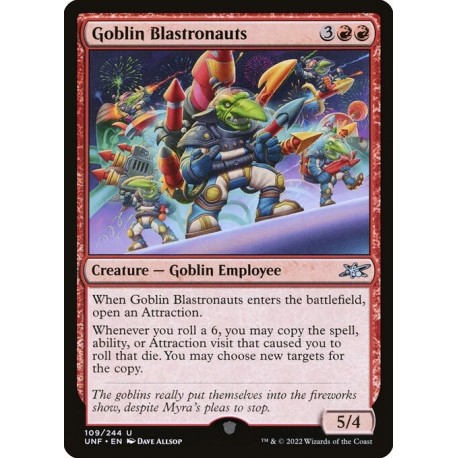 (Foil) Red - Goblin Blastronauts (U) [UNF]