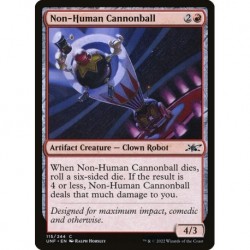 (Foil) Red - Non-Human Cannonball (C) [UNF]