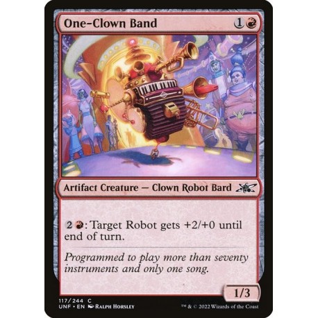 (Foil) Red - One-Clown Band (C) [UNF]