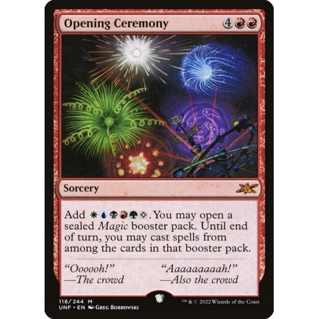 (Foil) Red - Opening Ceremony (M) [UNF]