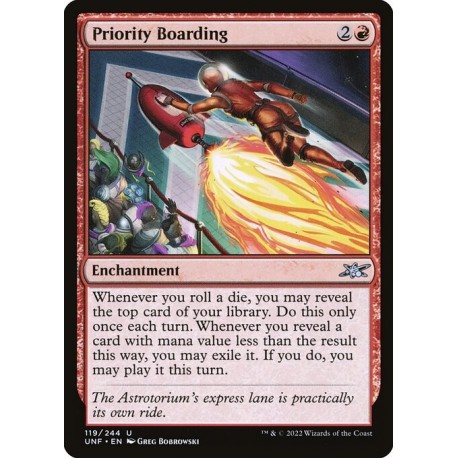 (Foil) Red - Priority Boarding (U) [UNF]
