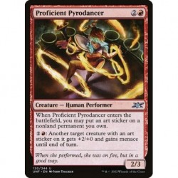 (Foil) Red - Proficient Pyrodancer (U) [UNF]