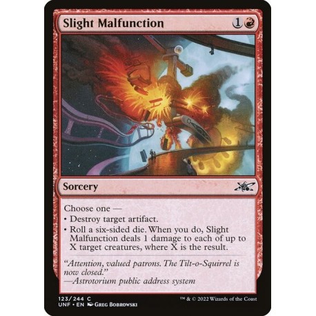 (Foil) Red - Slight Malfunction (C) [UNF]