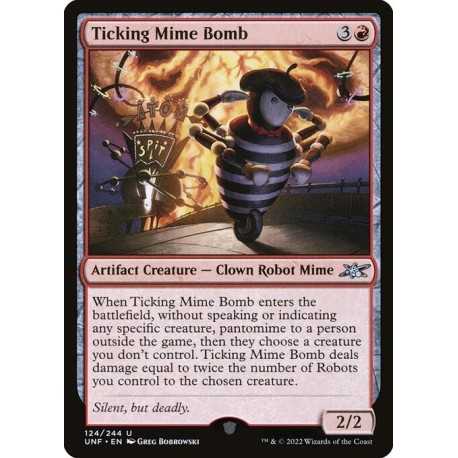 (Foil) Red - Ticking Mime Bomb (U) [UNF]