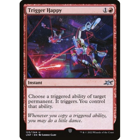 (Foil) Red - Trigger Happy (U) [UNF]