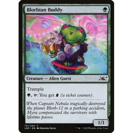 (Foil) Green - Blorbian Buddy (C) [UNF]
