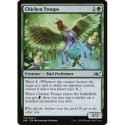 (Foil) Green - Chicken Troupe (C) [UNF]