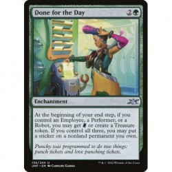 (Foil) Green - Done for the Day (U) [UNF]