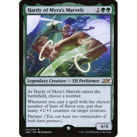 (Foil) Green - Hardy of Myra's Marvels (R) [UNF]