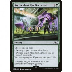 (Foil) Green - An Incident Has Occurred (C) [UNF]