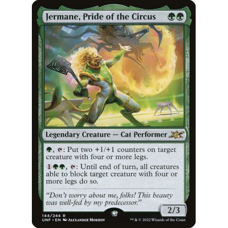 (Foil) Green - Jermane, Pride of the Circus (R) [UNF]