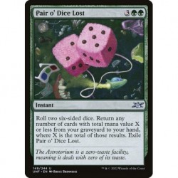 (Foil) Green - Pair o' Dice Lost (U) [UNF]