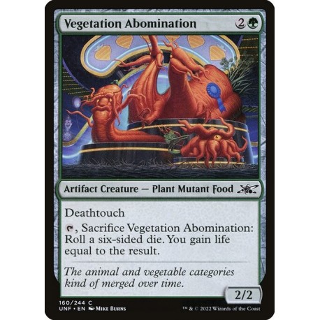 (Foil) Green - Vegetation Abomination (C) [UNF]