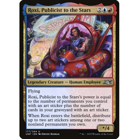 (Foil) Multicolor - Roxi, Publicist to the Stars (U) [UNF]
