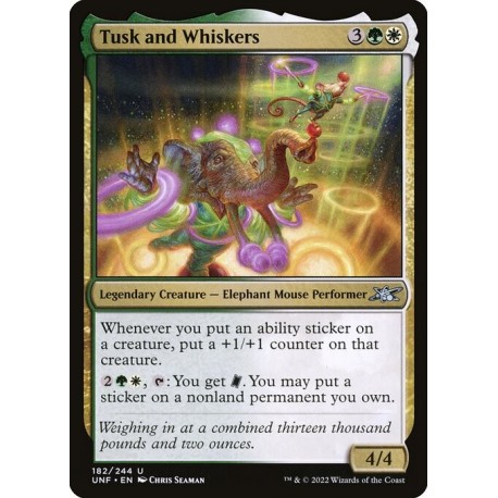 (Foil) Multicolor - Tusk and Whiskers (U) [UNF]