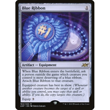 (Foil) Artifact - Blue Ribbon (R) [UNF]