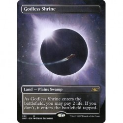 (Foil) Land - Godless Shrine (R) [UNF]