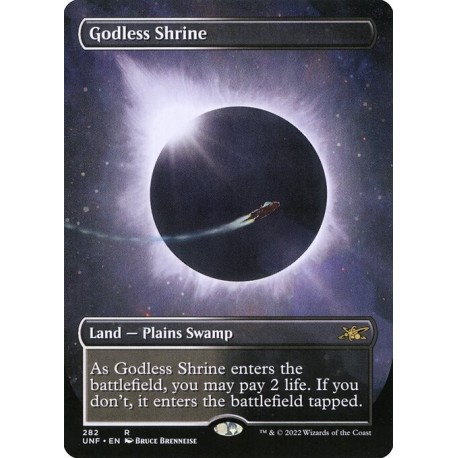 (Foil) Land - Godless Shrine (R) [UNF]